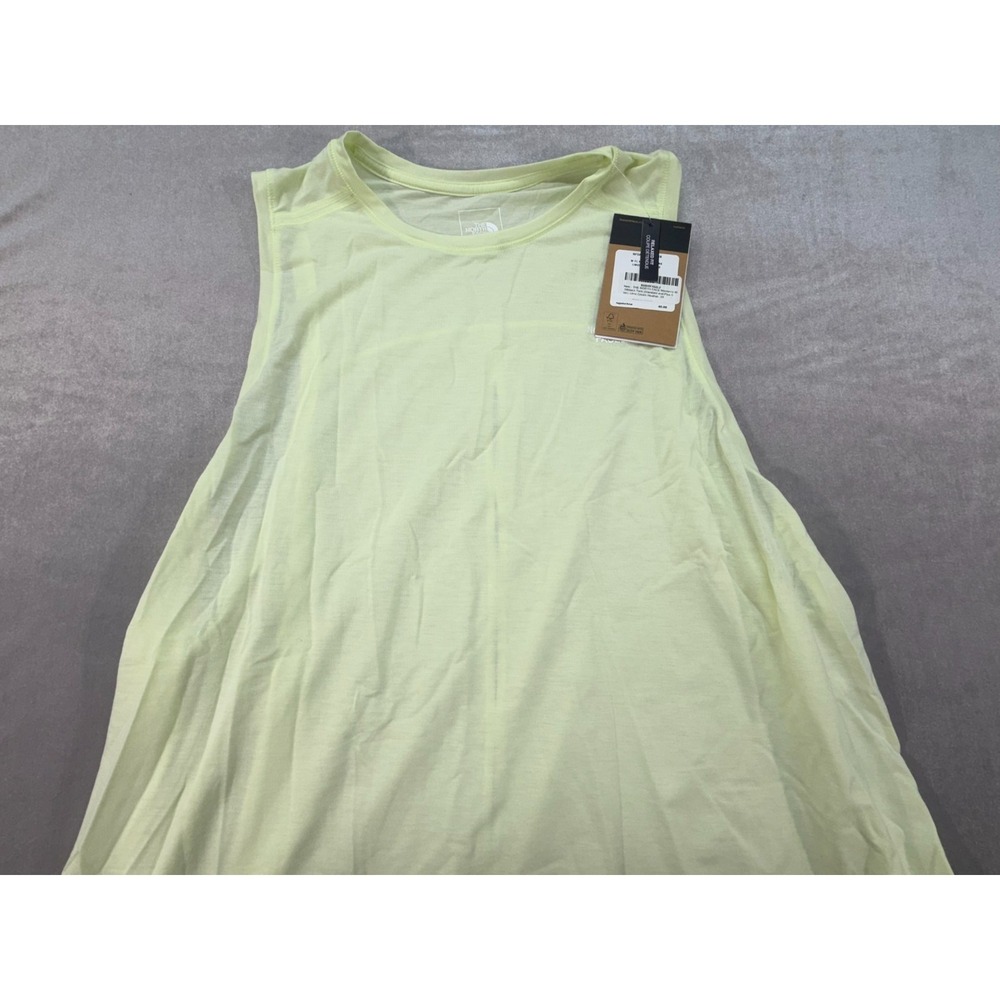 New The North Face Women Slitback Tank Top Shirt Lime Green Size 3XL‎